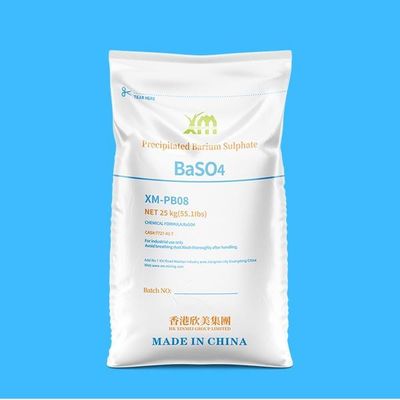 Résistant aux acides alcalins Sulfate de baryum précipité Absorption d'huile 13,0 ml/100 g