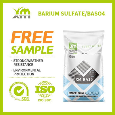 Sulfate de baryum naturel à gravité spécifique élevée pour peinture à rayons X