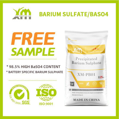4.4g/cm3 Sulfate de baryum BaSO4 Pureté 98% min Grade industriel