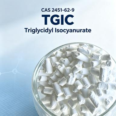 Agent de durcissement TGIC soluble dans les solvants organiques, pureté ≥ 98 %, adapté aux technologies de revêtement en poudre